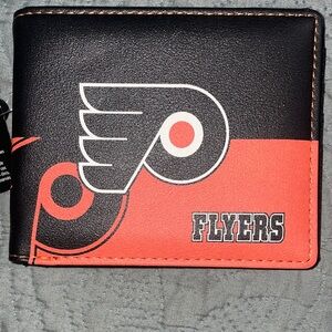 Black and Orange Flyers Wallet